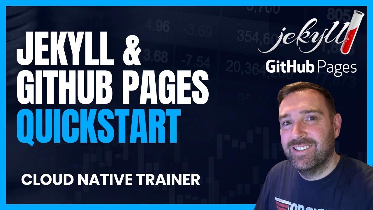 Jekyll & GitHub Pages Quickstart